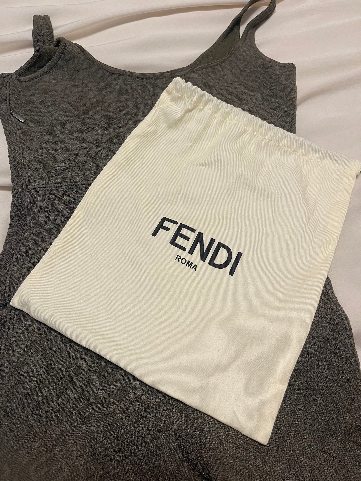 Jumpsuit negro Fendi x Skims talla S/M