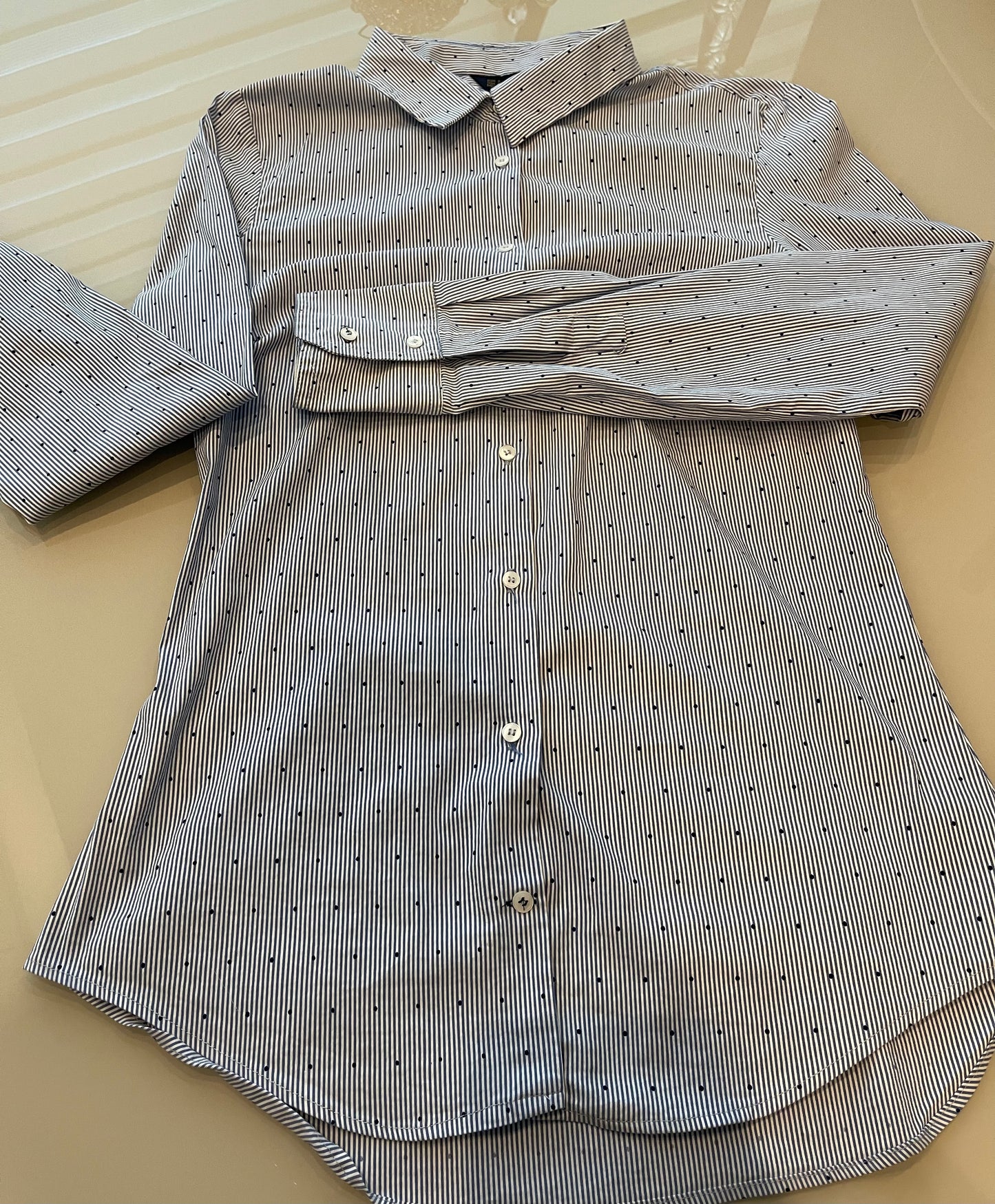 Camisa blanca manga larga Zara talla S