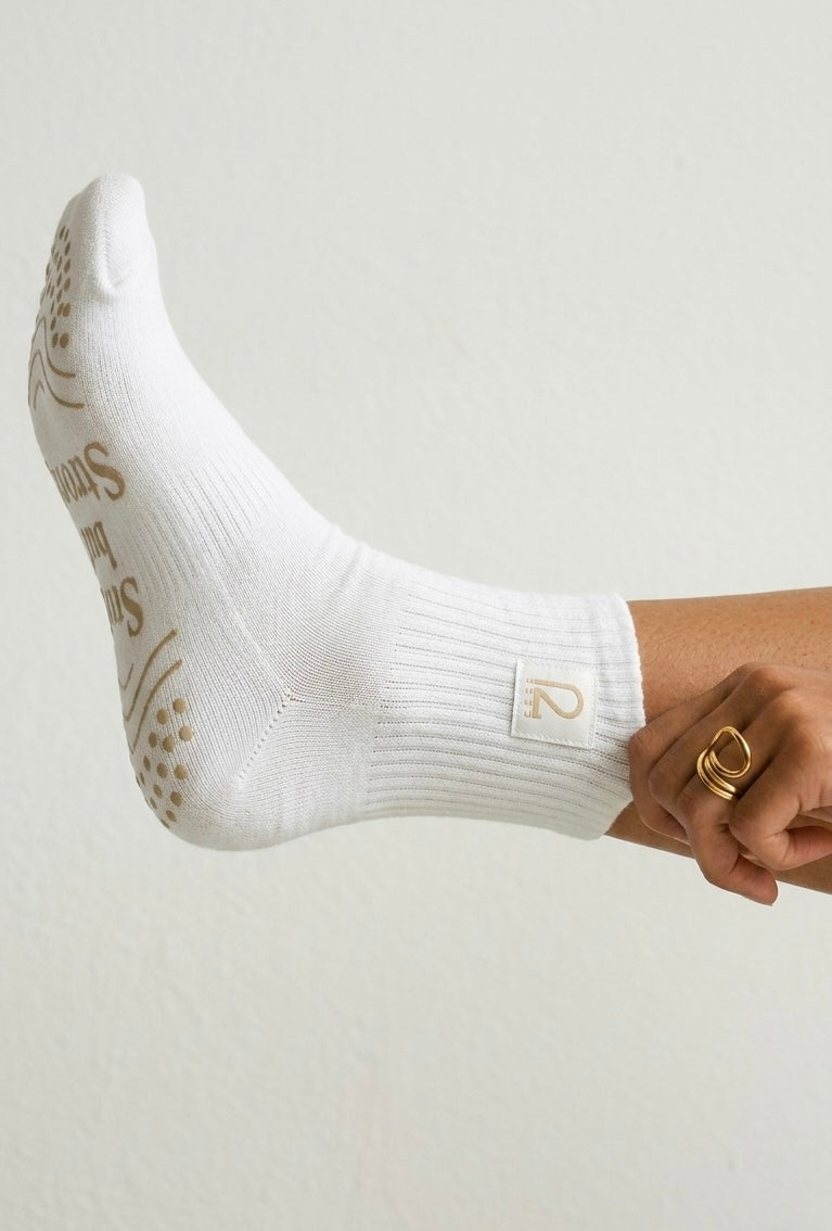 medias antideslizantes con grip