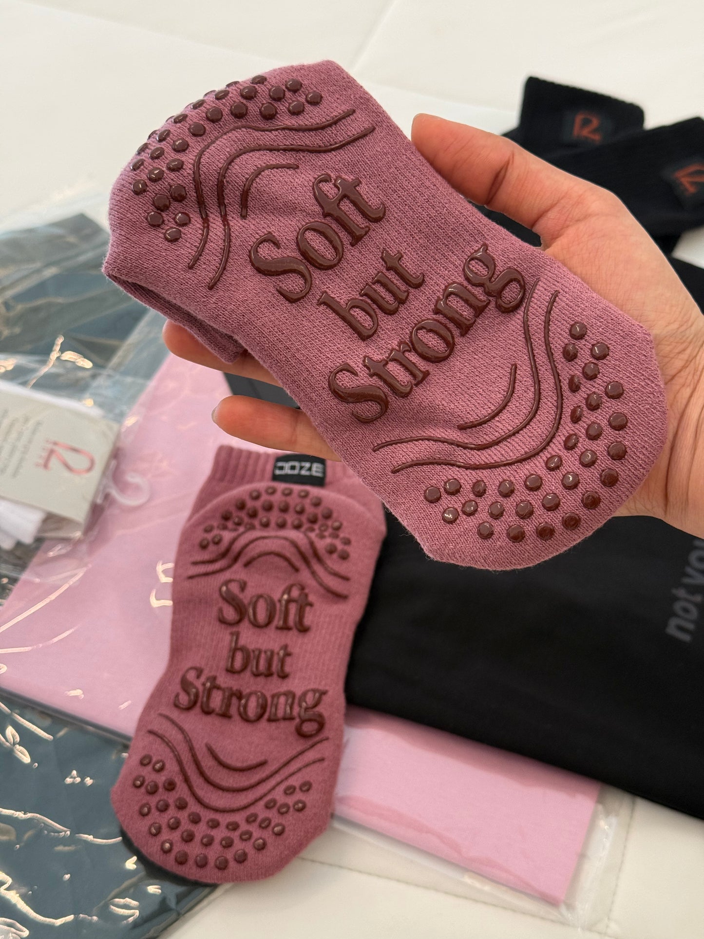 medias antideslizantes con grip