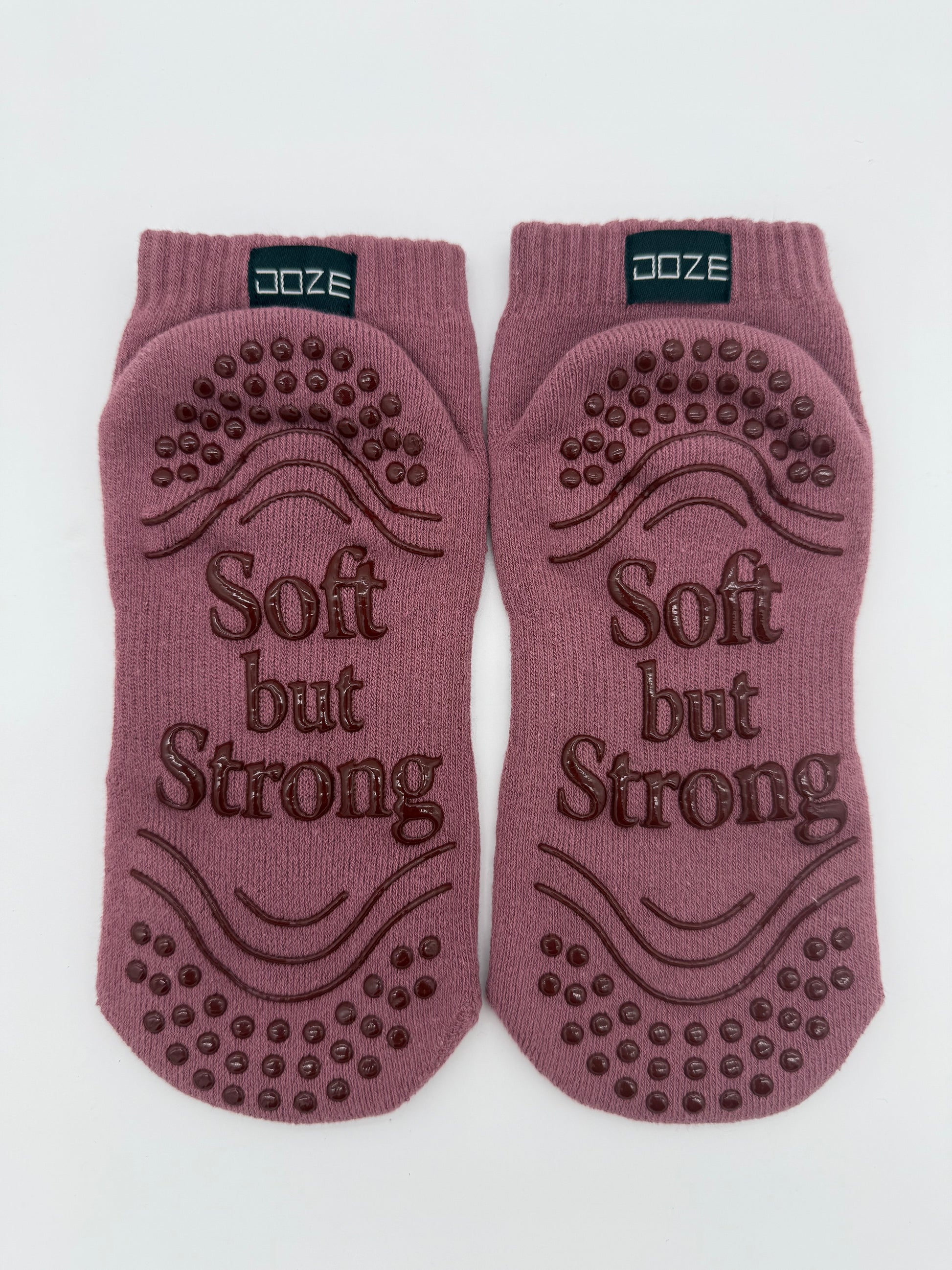 Medias con grip rosadas DOS DOZE para Pilates y yoga