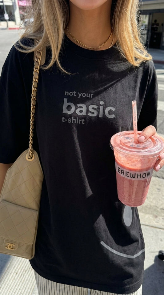 tshirt negra basica